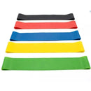 Kit 5 Faixas Elásticas Thera Mini Band: Resistência e Versatilidade para seu Treino