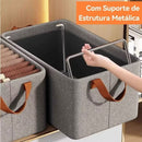 Kit 3 Caixas Organizadoras Dobráveis – Guarda-Roupas Sempre Organizado