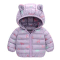 Jaqueta de Frio orelhinhas de urso Baby Winter